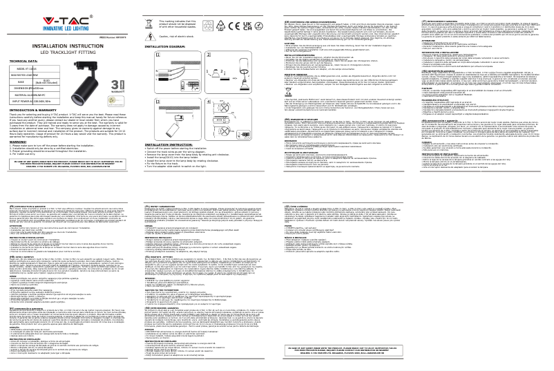 Página 1 del manual Manual de usuario V-TAC VT-11016