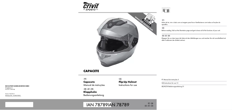 Page 1 de la notice Manuel utilisateur Crivit IAN 93694