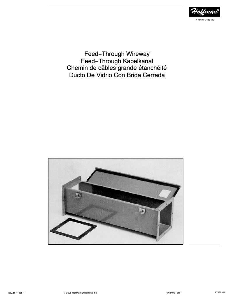 Page 1 de la notice Manuel utilisateur Hoffman F88WP