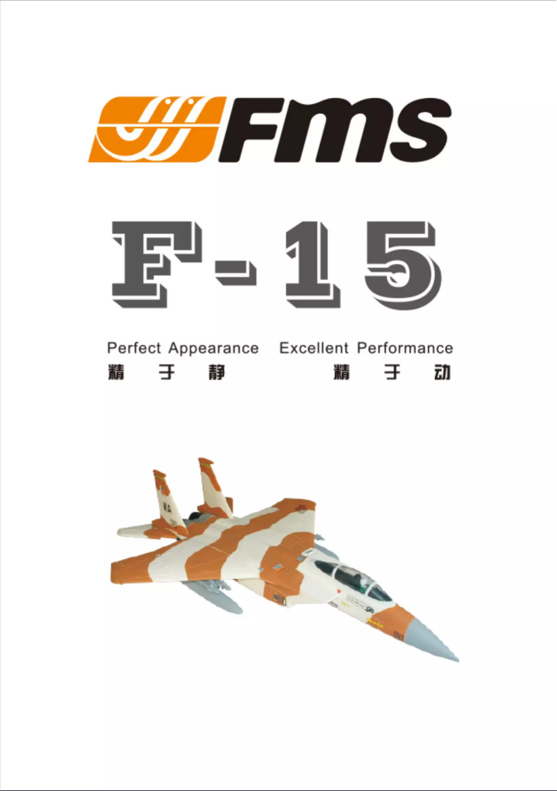 Page 1 de la notice Manuel utilisateur FMS F15 Eagle V2