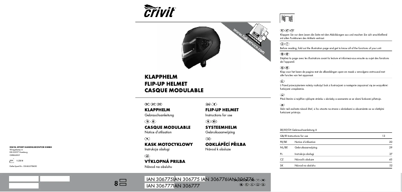 Page n°1 - Manuel utilisateur Crivit IAN 306775