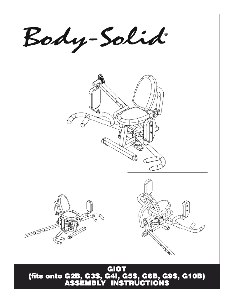Page n°1 - Manuel utilisateur Body-Solid GIOT