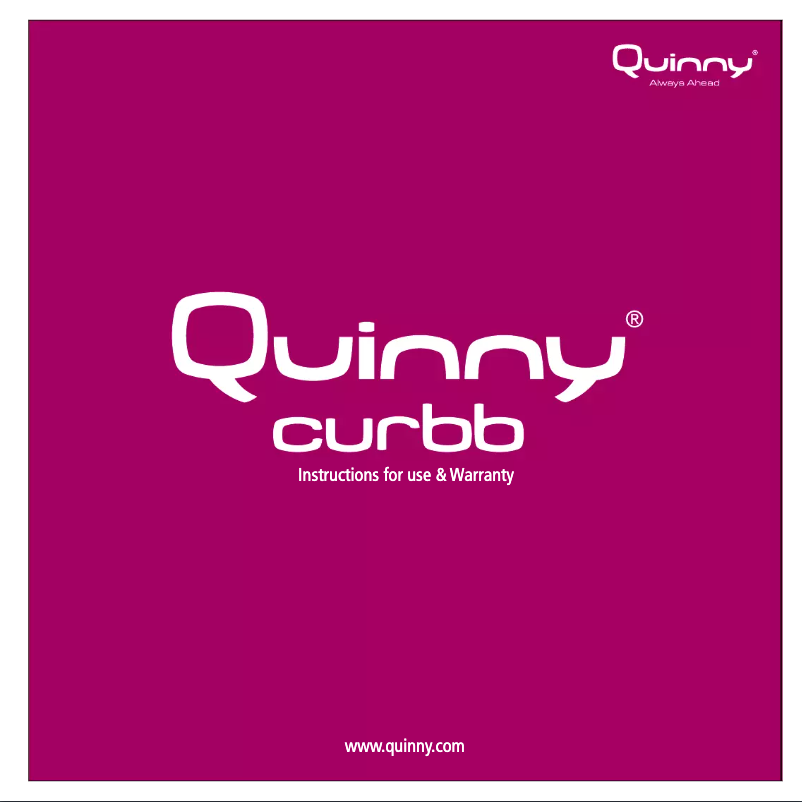 Image de la première page du manuel de l'appareil Curbb
