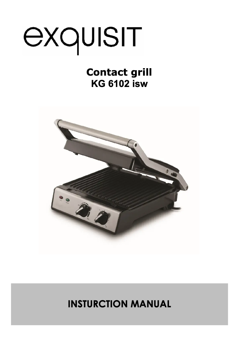Page 1 de la notice Manuel utilisateur Exquisit KG 6102 isw