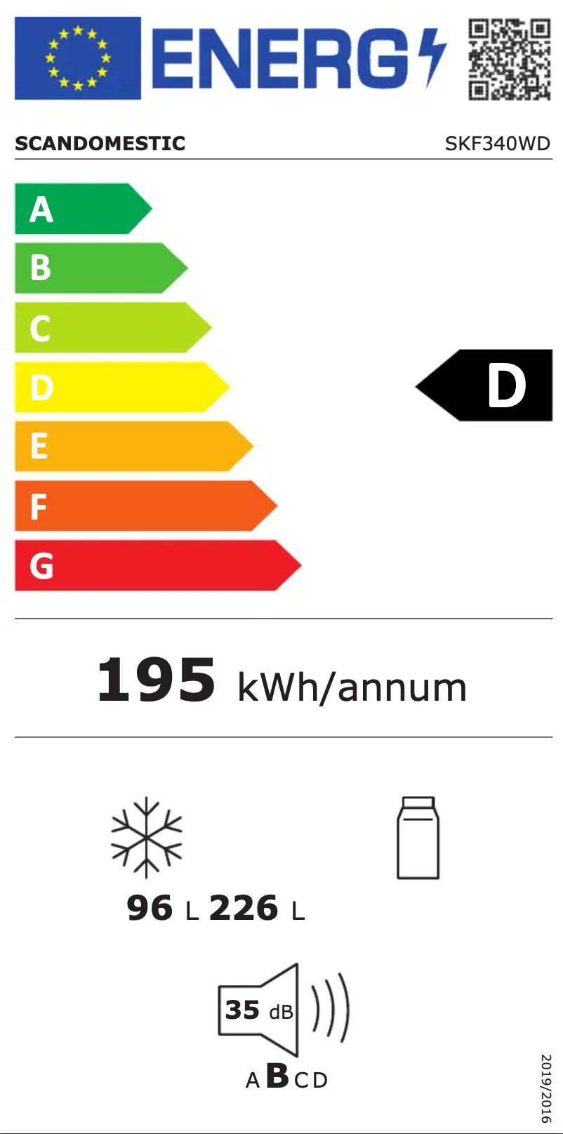 Image de la première page du manuel de l'appareil SKF340WD