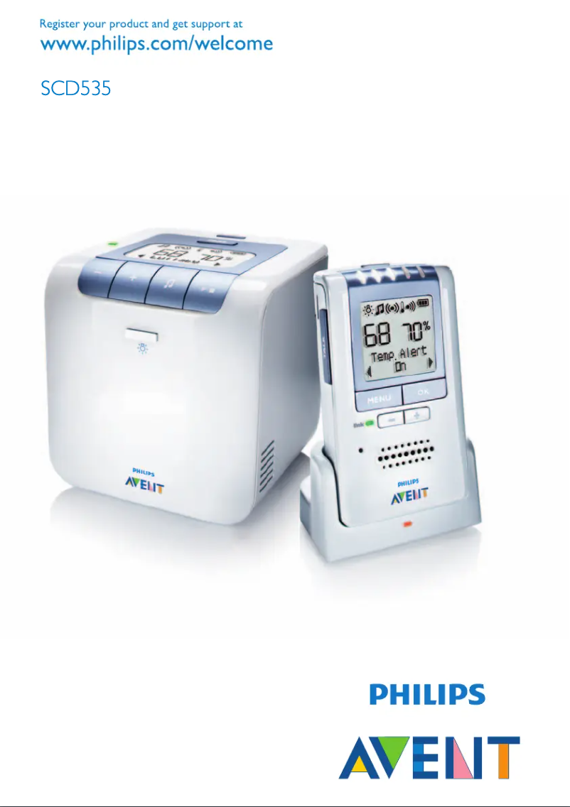 Page n°1 - Manuel utilisateur Philips AVENT SCD535