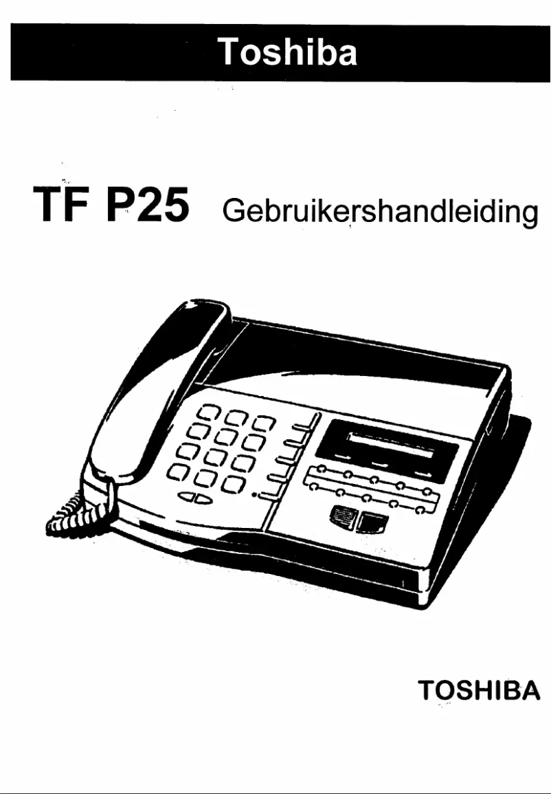 Image de la première page du manuel de l'appareil TF P25