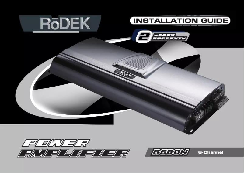 Imagen de la primera página del manual del dispositivo R680N