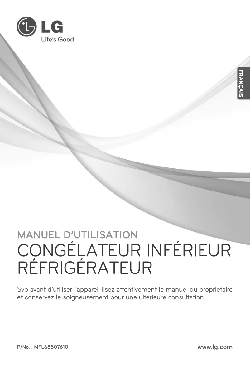 Page n°1 - Manuel utilisateur LG GR-J24FWCHL
