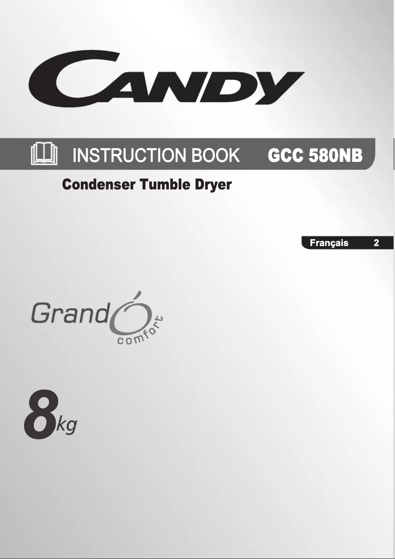Page 1 de la notice Manuel utilisateur Candy GCC 580NB-47