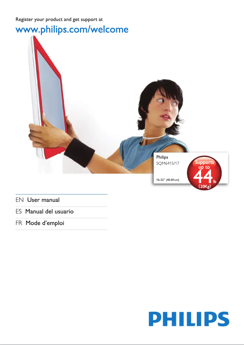 Página 1 del manual Manual de usuario Philips SQM6415