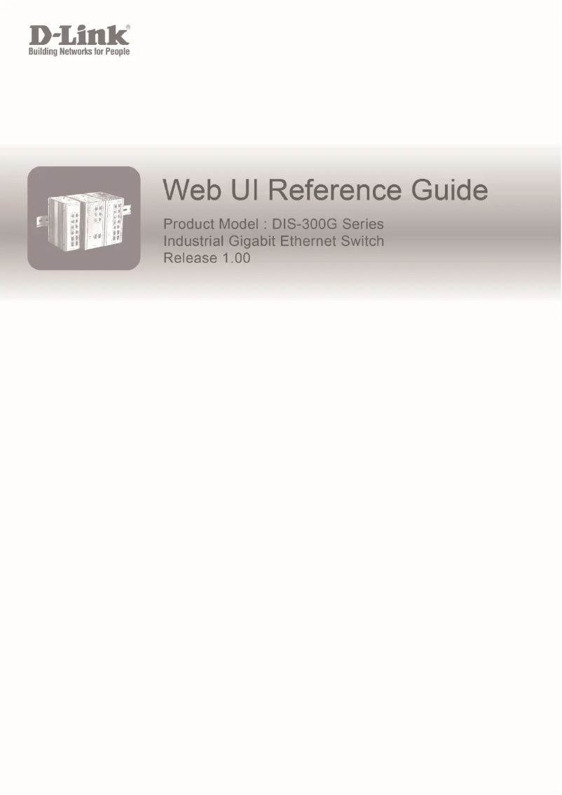 Page n°1 - Manuel utilisateur D-Link DIS-300G-14PSW