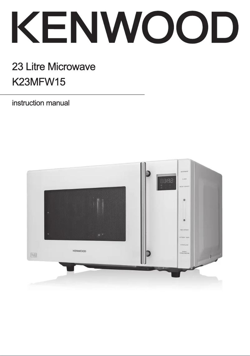 Page 1 de la notice Manuel utilisateur Kenwood K23MFW15