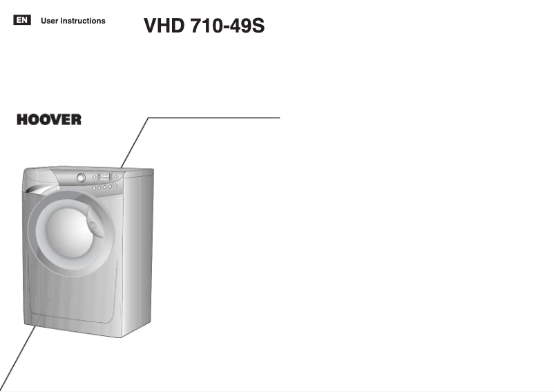 Image de la première page du manuel de l'appareil VHD 710-30
