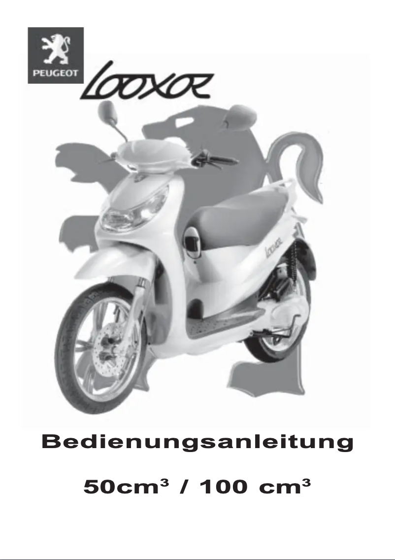 Image de la première page du manuel de l'appareil Looxor 50cc