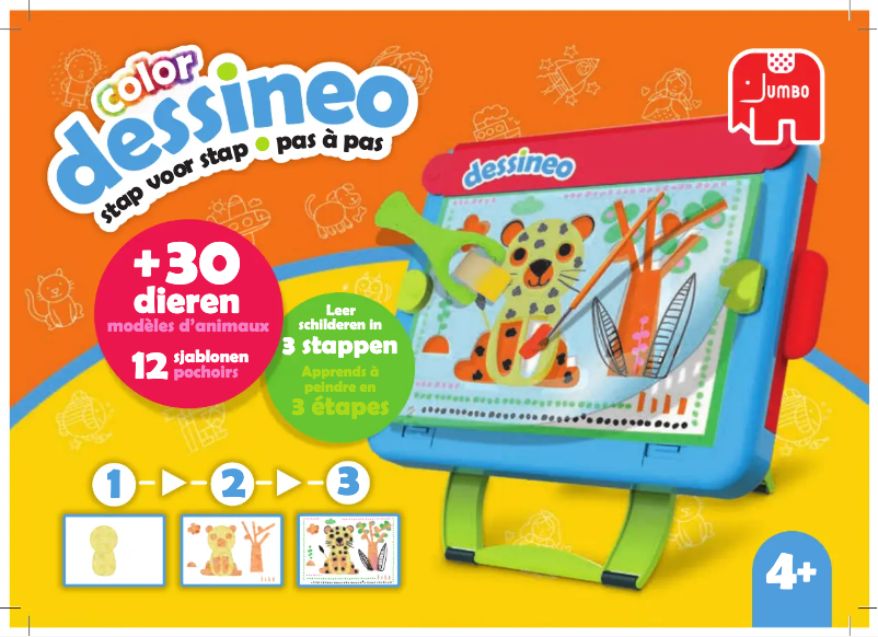Page 1 de la notice Manuel utilisateur Jumbo Dessineo 18629