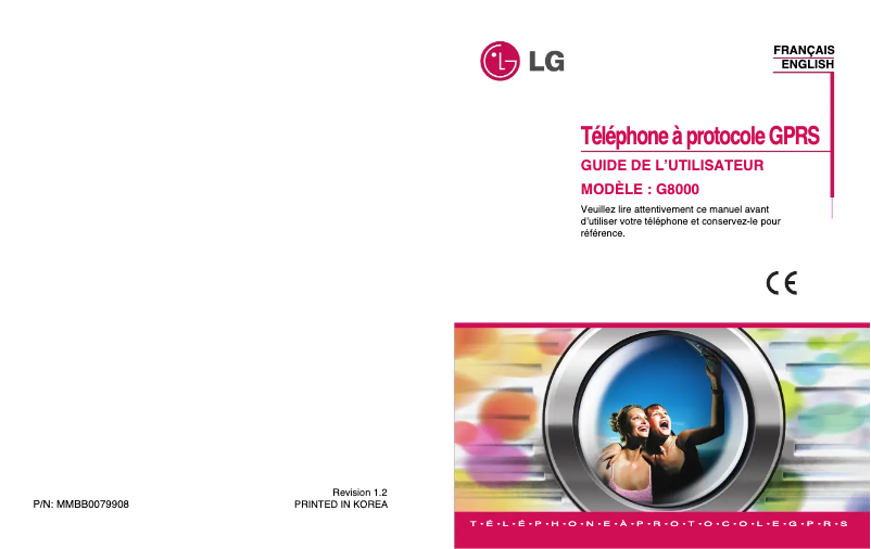 Página 1 del manual Manual de usuario LG G8000