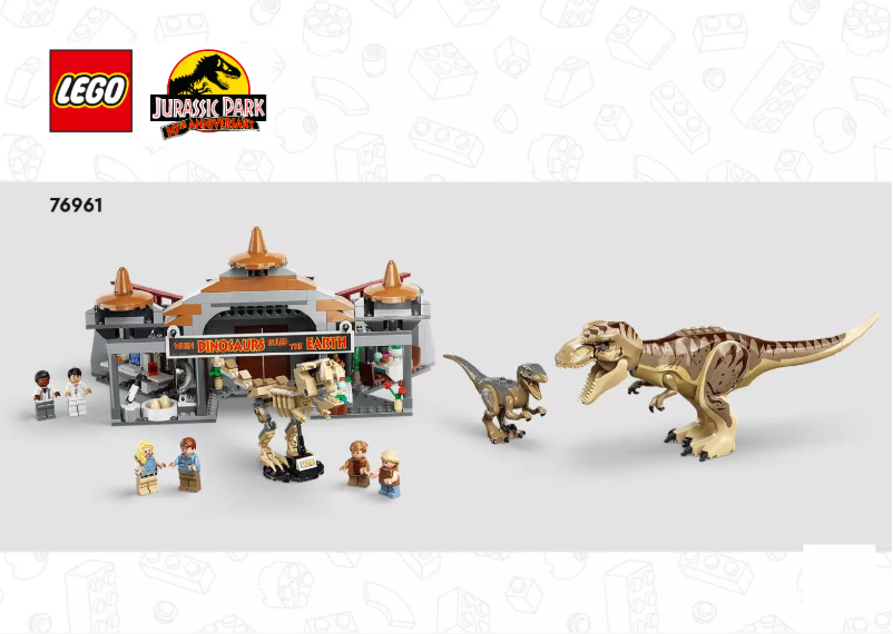 Image de la première page du manuel de l'appareil Jurassic World 76961