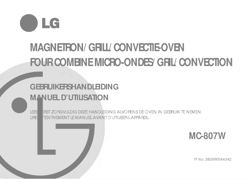 Imagen de la primera página del manual del dispositivo MC-807W