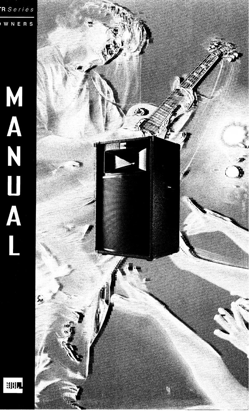 Page n°1 - Manuel utilisateur JBL TR Series