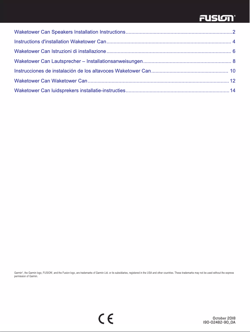 Page 1 de la notice Manuel utilisateur Fusion SG-FT88SPC