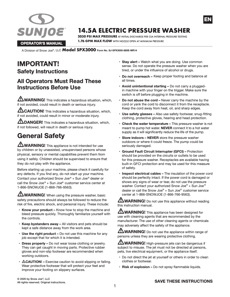 Image de la première page du manuel de l'appareil BDL-A0211