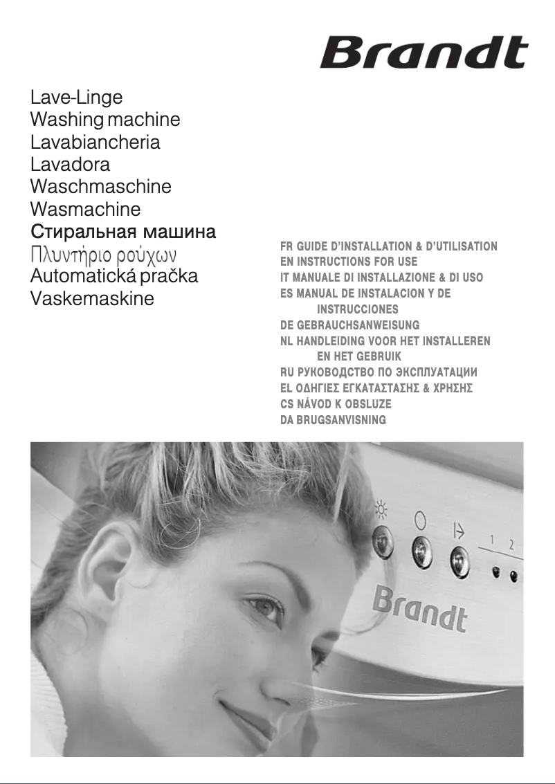 Page n°1 - Manuel utilisateur Brandt BWT 6312 E