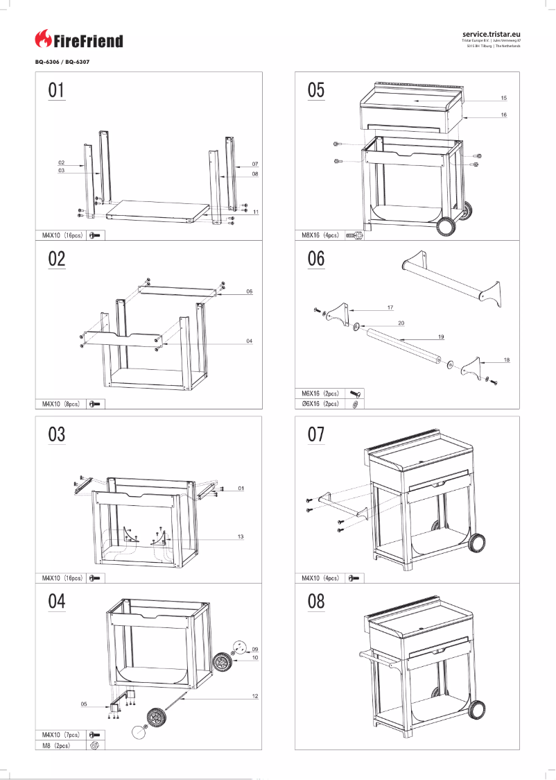 Page n°1 - Manuel utilisateur TriStar BQ-6307