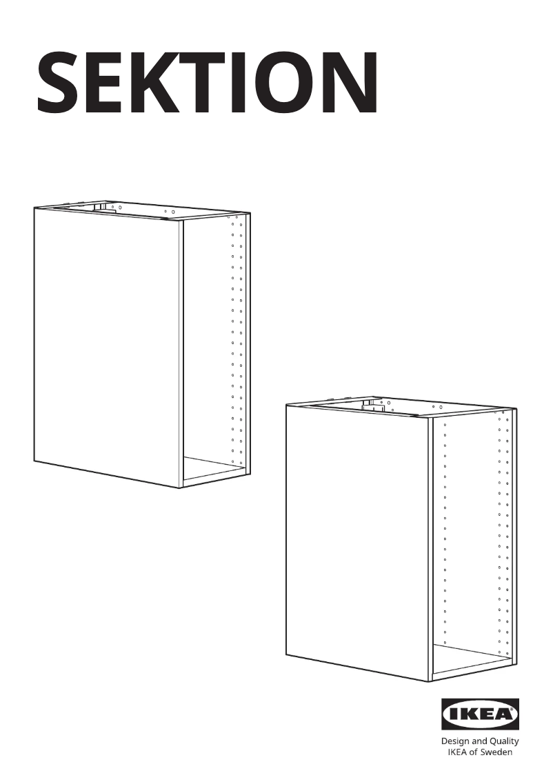 Imagen de la primera página del manual del dispositivo SEKTION 102.653.92