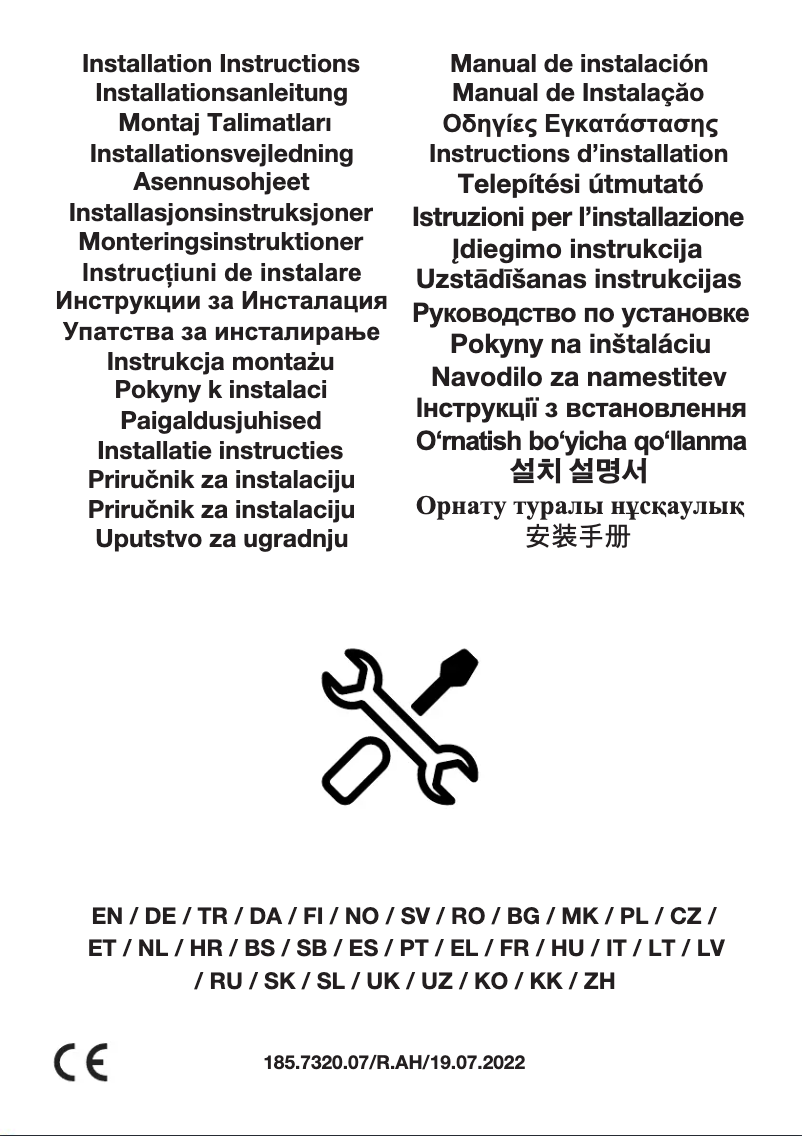 Page n°1 - Instructions / montage Grundig GDSP2464BBSC