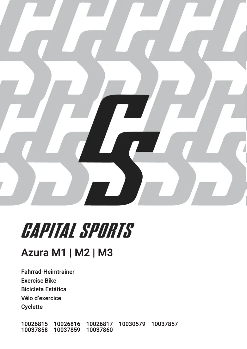 Page n°1 - Manuel utilisateur Capital Sports Azura 2