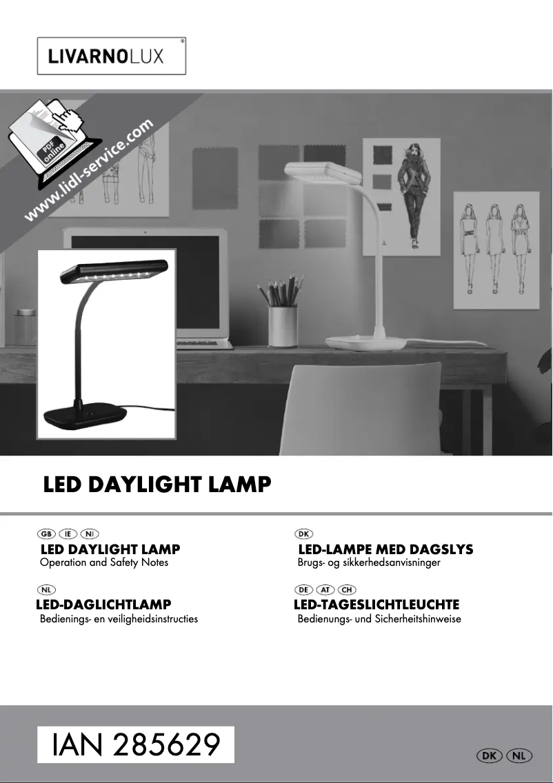 Page n°1 - Manuel utilisateur Livarno Lux IAN 285629