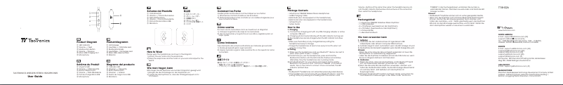 Page 1 de la notice Manuel utilisateur TaoTronics TT-BH026