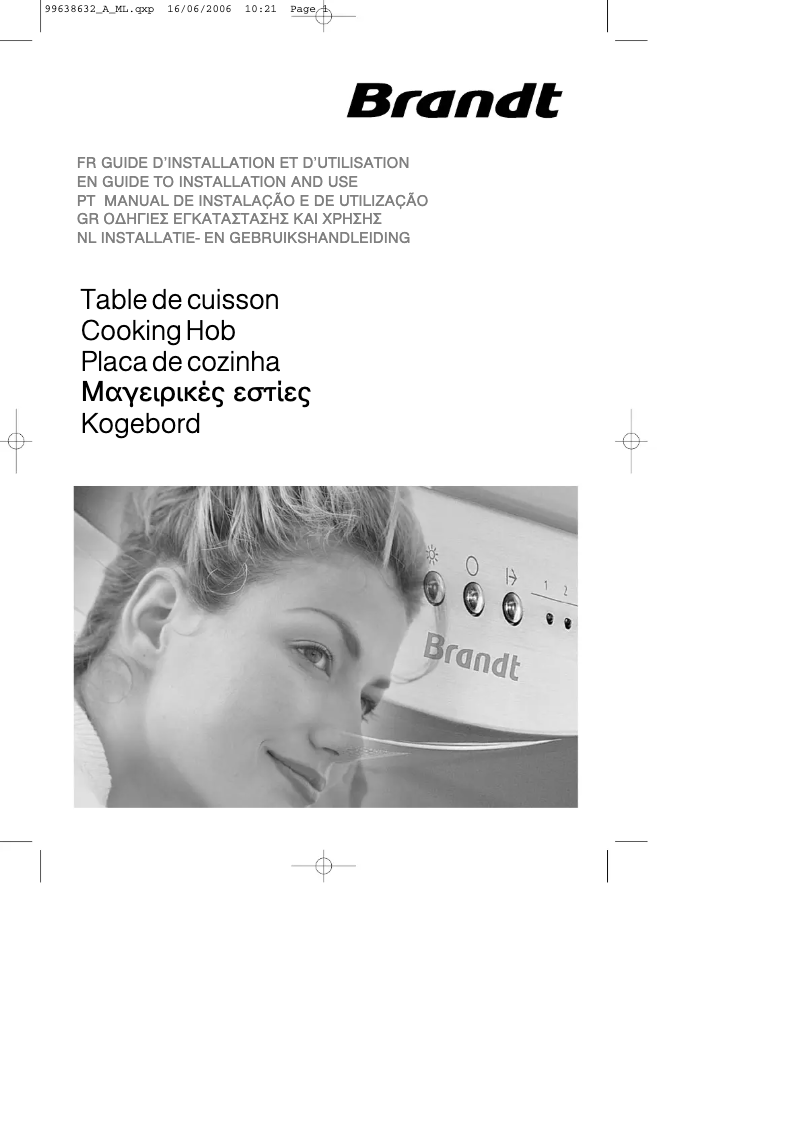 Page 1 de la notice Manuel utilisateur Brandt TI1000B