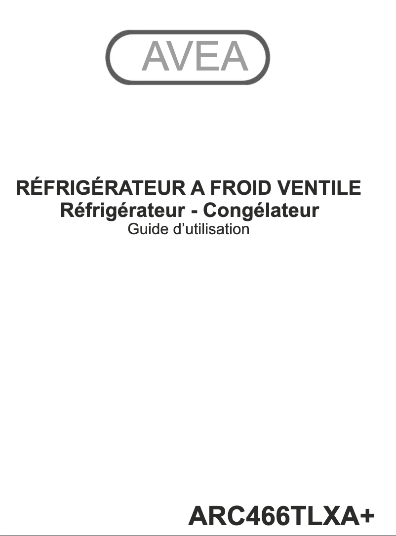 Página 1 del manual Manual de usuario AVEA ARC466TLXA+