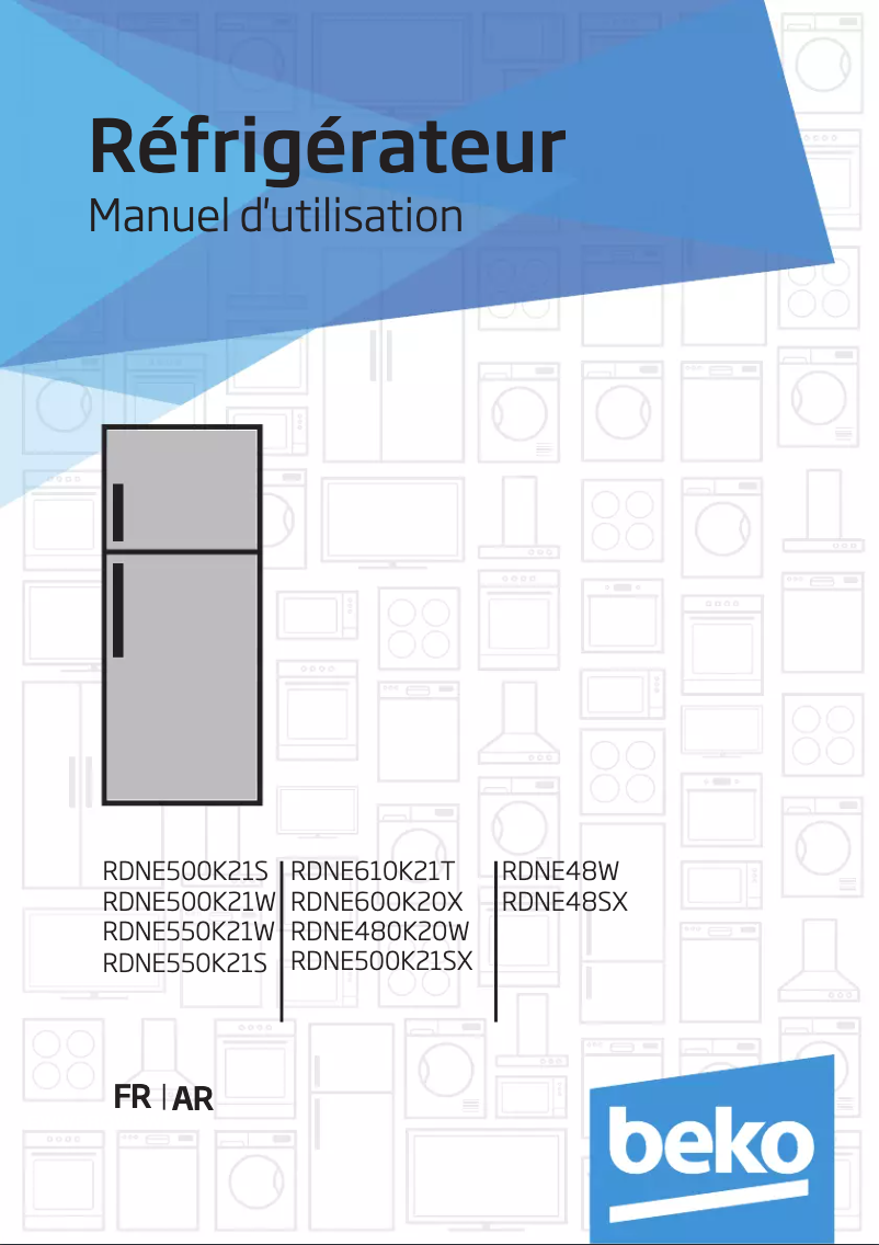 Image de la première page du manuel de l'appareil RDNE48SX