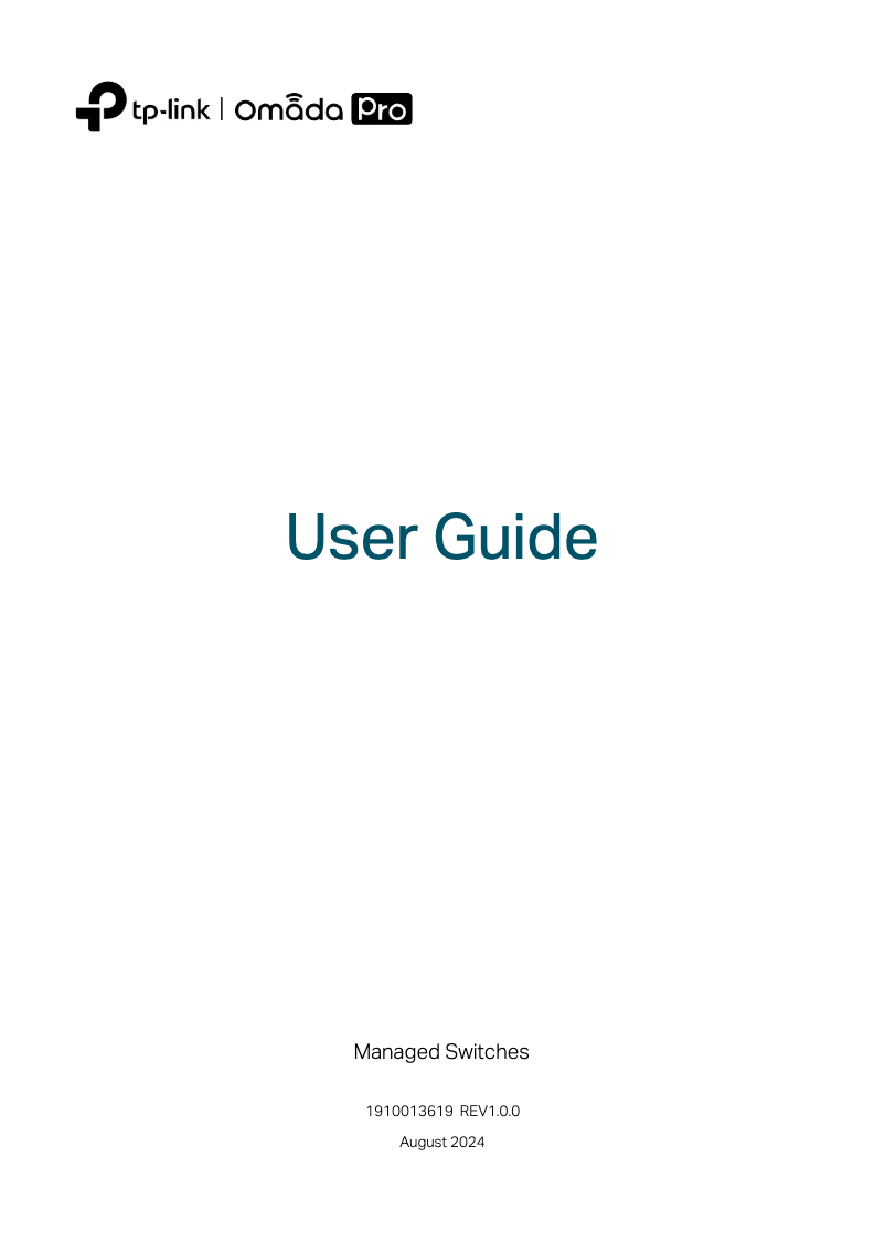 Page 1 de la notice Guide d'installation TP-Link Omada Pro S5500-24F4XF