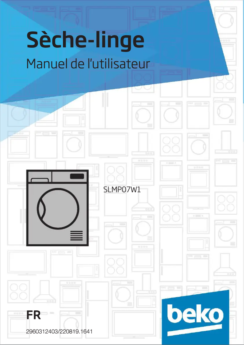 Image de la première page du manuel de l'appareil SLMP07W1