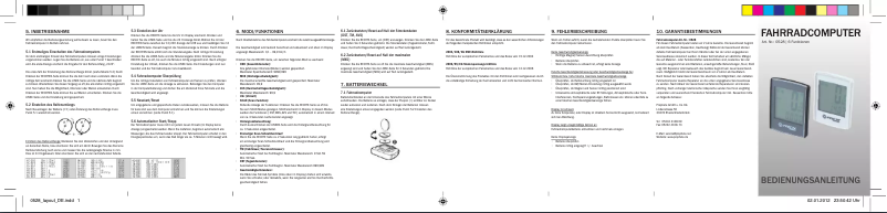 Page n°1 - Manuel utilisateur Prophete 0528