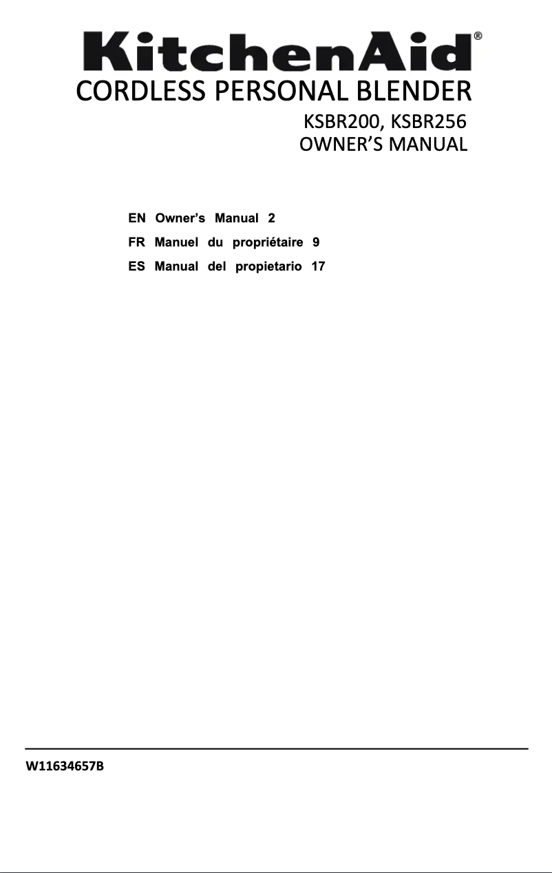 Image de la première page du manuel de l'appareil KSBR256 by==