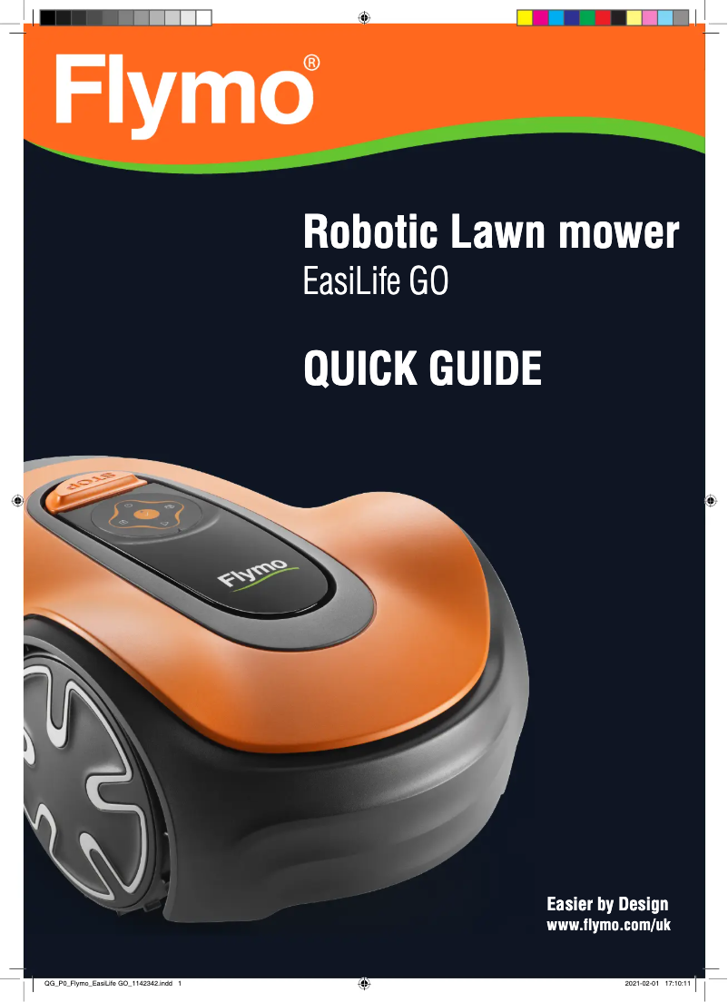 Page n°1 - Guide de démarrage rapide Flymo EasiLife Go 500