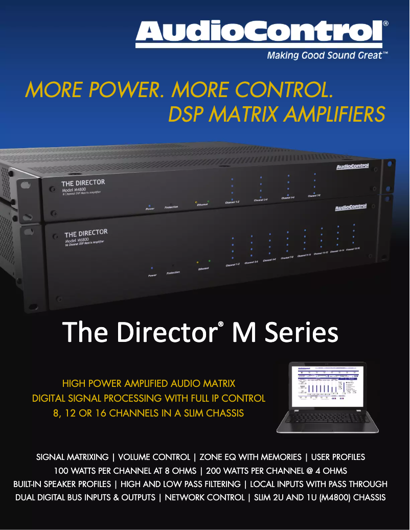 Image de la première page du manuel de l'appareil The Director Model M4800