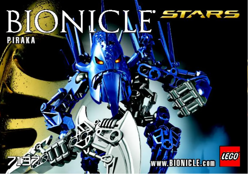 First page image of the manual for Bionicle 7137