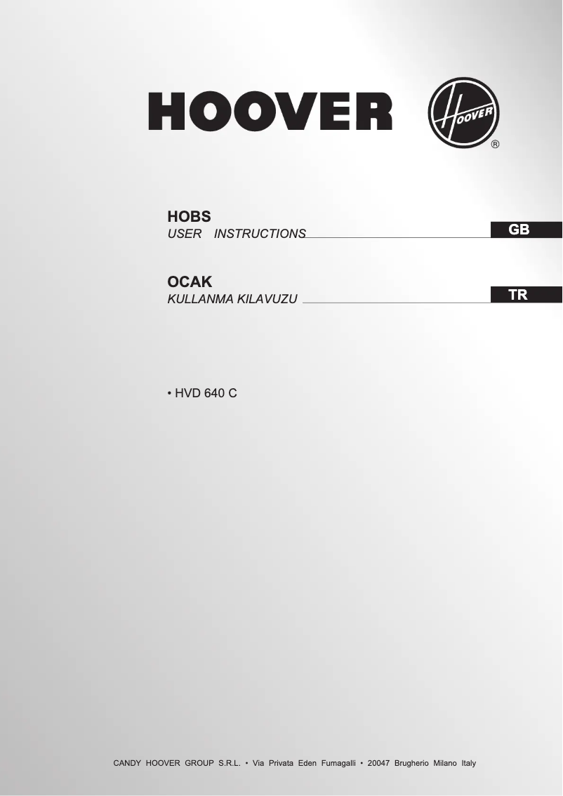 Image de la première page du manuel de l'appareil HVD 640 C/1