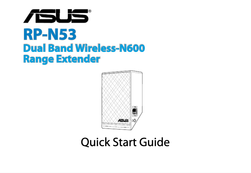 Image de la première page du manuel de l'appareil RP-N53