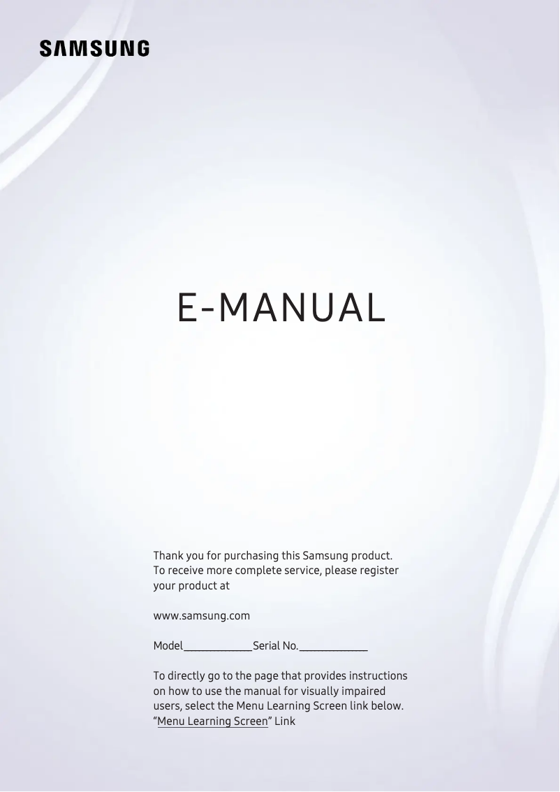 Página 1 del manual Manual de usuario Samsung QE75Q90RAU