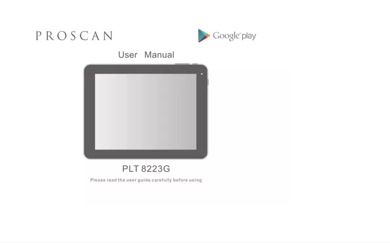 Image de la première page du manuel de l'appareil PLT8223-G