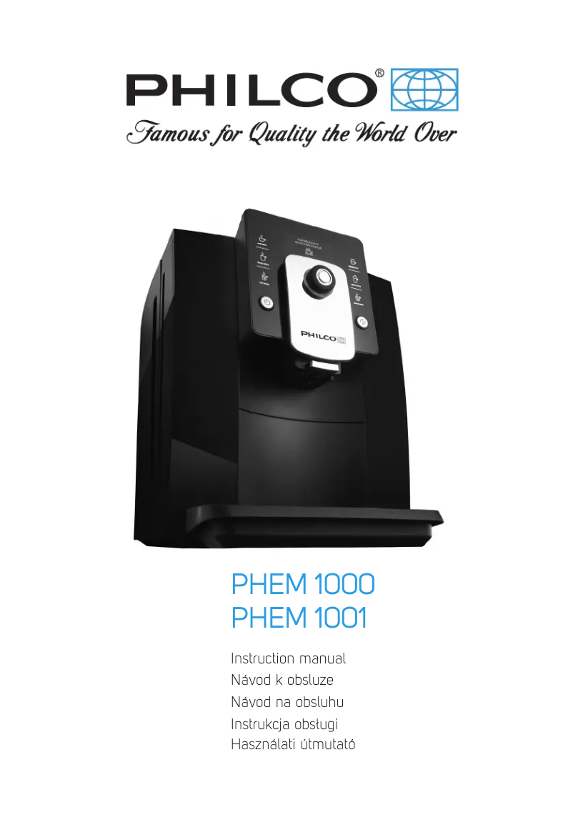 Page n°1 - Manuel utilisateur Philco PHEM 1000