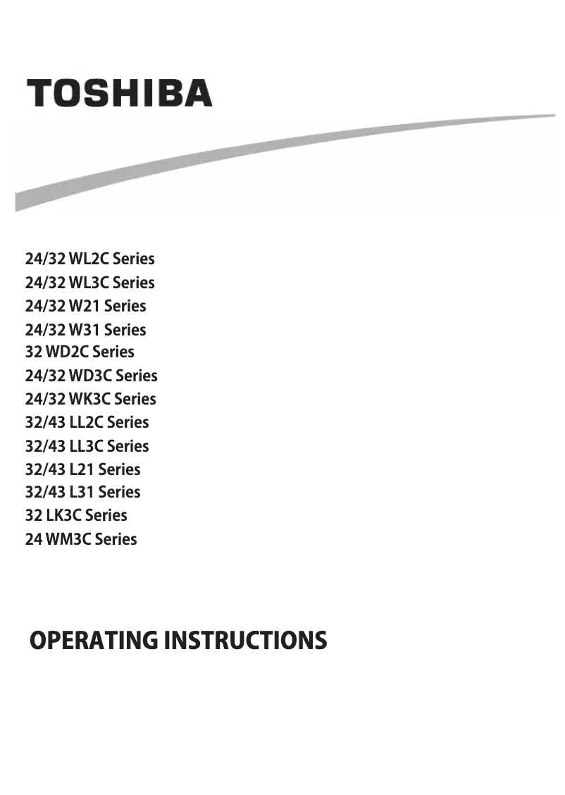 Image de la première page du manuel de l'appareil 32WK3C63DB