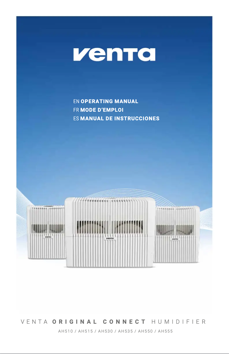 Page n°1 - Manuel utilisateur Venta AH515